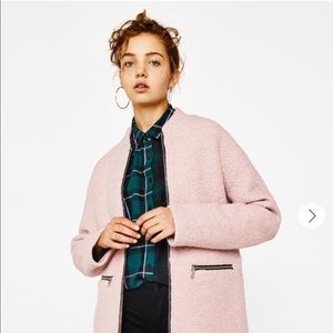 Zip up coat - nwt - Bershka